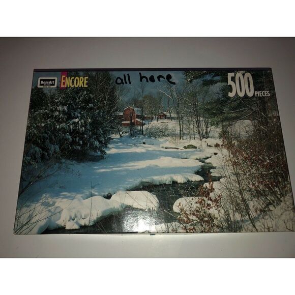 RoseArt Encore Puzzle Winter Snow Brownsville - Picture 2 of 6